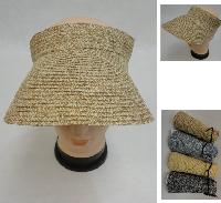 Ladies Velcro-Closure Visor [Tweed]